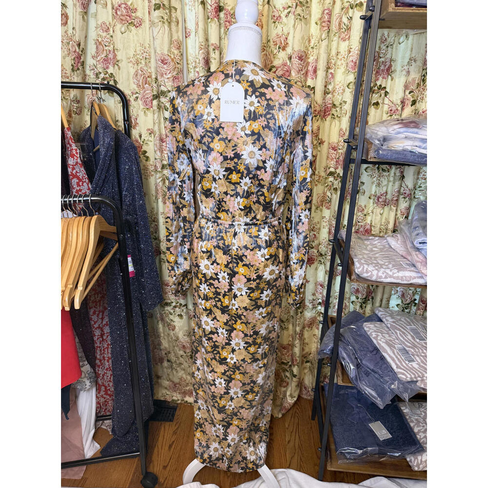 Rumer Paloma Maxi Floral Duster Size Small - Picture 2 of 4